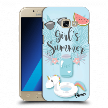 Picasee Samsung Galaxy A3 2017 A320F Hülle - Transparentes Silikon - Girls Summer