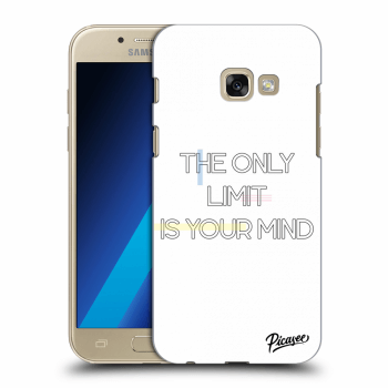 Picasee Samsung Galaxy A3 2017 A320F Hülle - Transparentes Silikon - The only limit is your mind