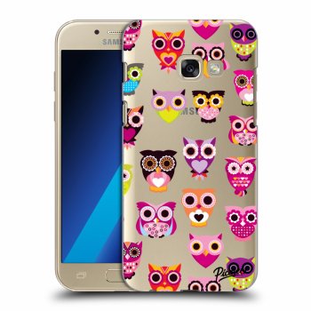 Picasee Samsung Galaxy A3 2017 A320F Hülle - Transparentes Silikon - Owls