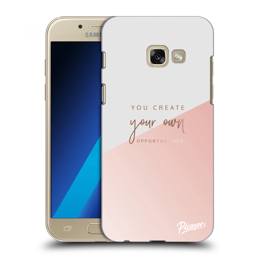Picasee Samsung Galaxy A3 2017 A320F Hülle - Transparentes Silikon - You create your own opportunities