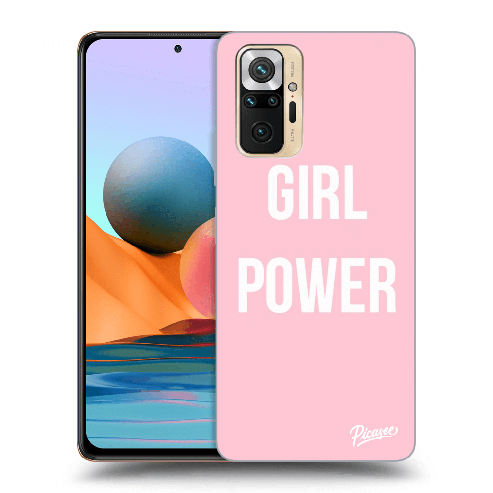 Picasee Xiaomi Redmi Note 10 Pro Hülle - Transparentes Silikon - Girl power