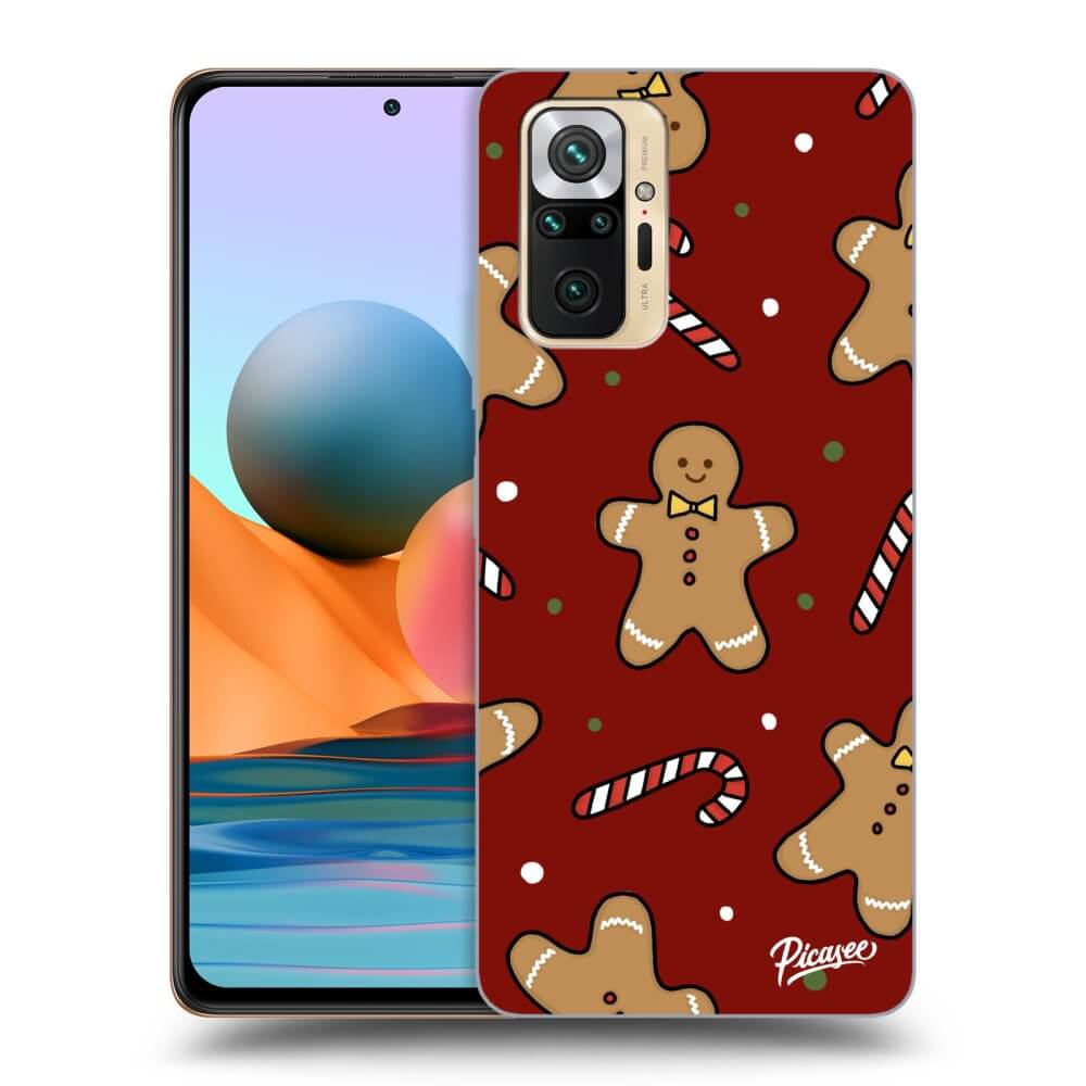Picasee Xiaomi Redmi Note 10 Pro Hülle - Schwarzes Silikon - Gingerbread 2