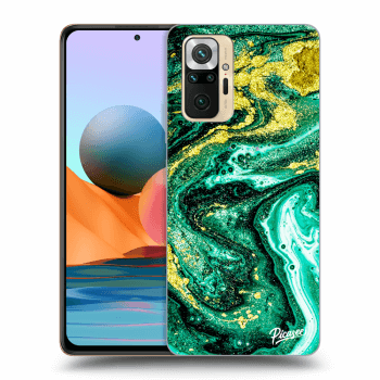 Hülle für Xiaomi Redmi Note 10 Pro - Green Gold