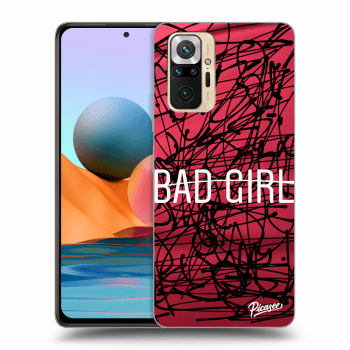 Picasee Xiaomi Redmi Note 10 Pro Hülle - Schwarzes Silikon - Bad girl
