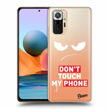Picasee Xiaomi Redmi Note 10 Pro Hülle - Transparentes Silikon - Angry Eyes - Transparent