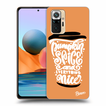 Hülle für Xiaomi Redmi Note 10 Pro - Pumpkin coffee