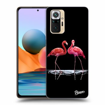 Hülle für Xiaomi Redmi Note 10 Pro - Flamingos couple