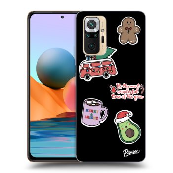 Hülle für Xiaomi Redmi Note 10 Pro - Christmas Stickers