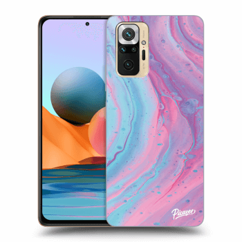 Hülle für Xiaomi Redmi Note 10 Pro - Pink liquid