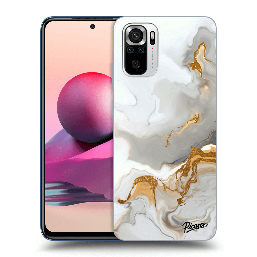 Picasee Xiaomi Redmi Note 10S Hülle - Transparentes Silikon - Her