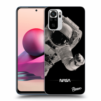 Picasee Xiaomi Redmi Note 10S Hülle - Transparentes Silikon - Astronaut Big