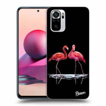 Picasee ULTIMATE CASE für Xiaomi Redmi Note 10S - Flamingos couple