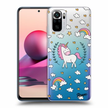 Picasee Xiaomi Redmi Note 10S Hülle - Transparentes Silikon - Unicorn star heaven