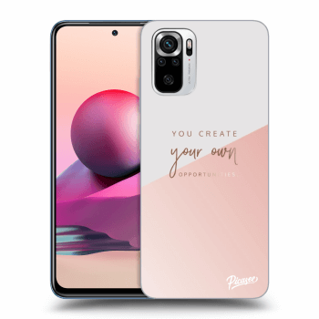 Picasee Xiaomi Redmi Note 10S Hülle - Transparentes Silikon - You create your own opportunities