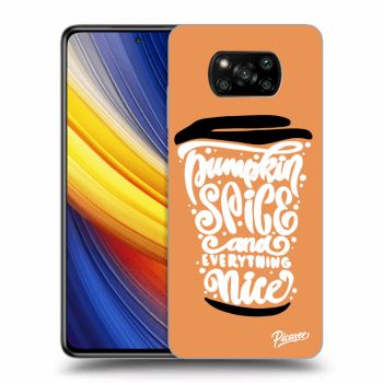 Hülle für Xiaomi Poco X3 Pro - Pumpkin coffee