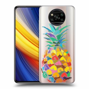 Picasee Xiaomi Poco X3 Pro Hülle - Transparentes Silikon - Pineapple