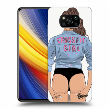 Picasee Xiaomi Poco X3 Pro Hülle - Transparentes Silikon - Crossfit girl - nickynellow