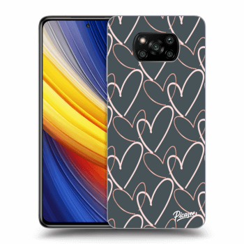 Picasee Xiaomi Poco X3 Pro Hülle - Schwarzes Silikon - Lots of love