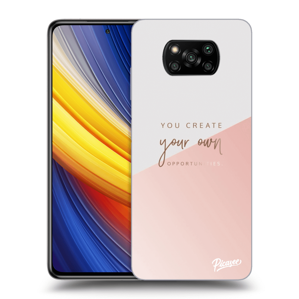 Picasee Xiaomi Poco X3 Pro Hülle - Transparentes Silikon - You create your own opportunities