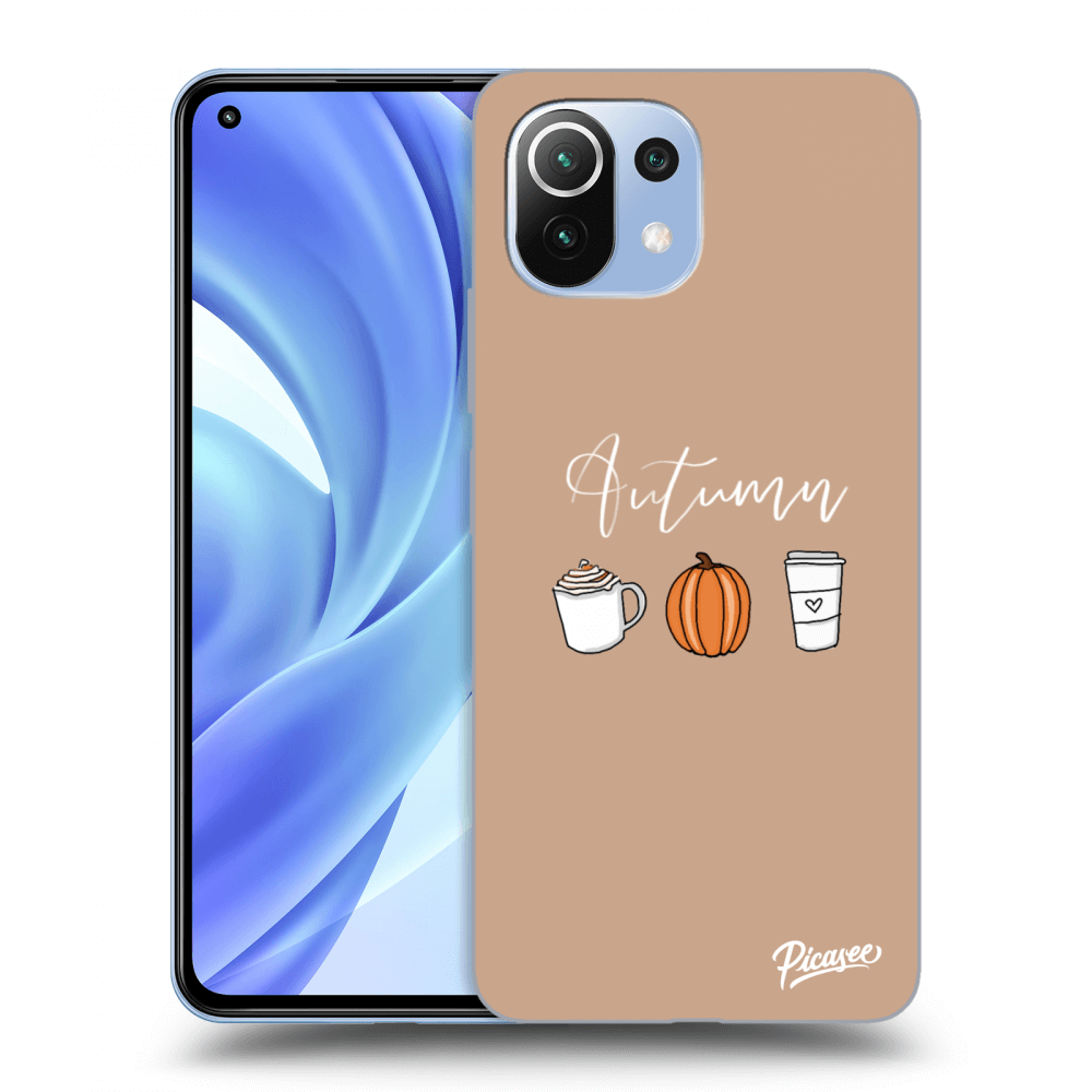 Picasee Xiaomi Mi 11 Hülle - Schwarzes Silikon - Autumn