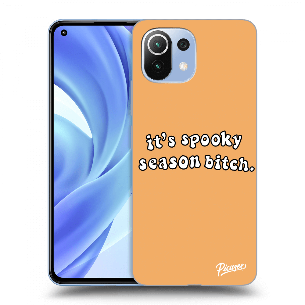 Picasee Xiaomi Mi 11 Hülle - Schwarzes Silikon - Spooky season