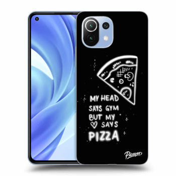 Picasee Xiaomi Mi 11 Hülle - Schwarzes Silikon - Pizza
