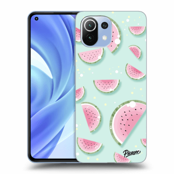 Picasee Xiaomi Mi 11 Hülle - Schwarzes Silikon - Watermelon 2