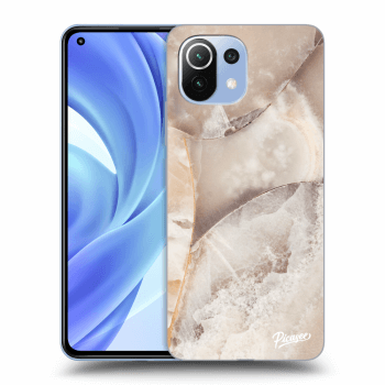Picasee Xiaomi Mi 11 Hülle - Transparentes Silikon - Cream marble