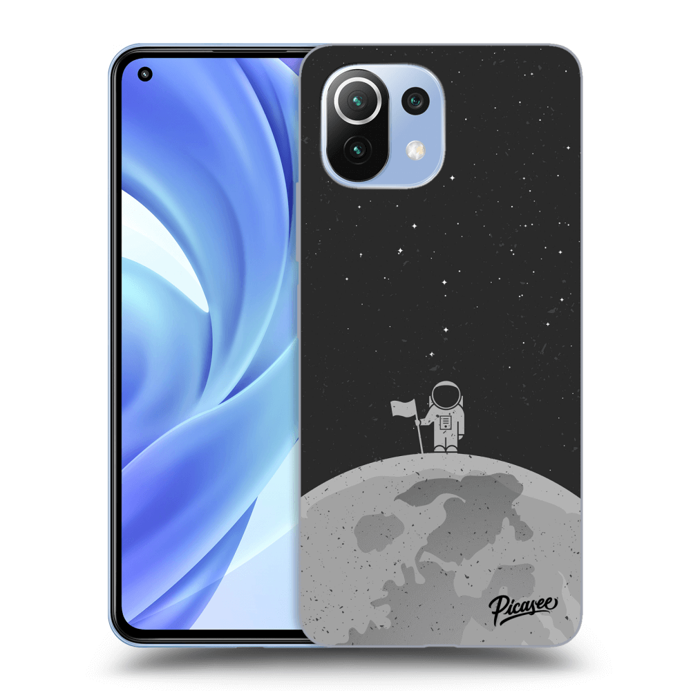 Picasee Xiaomi Mi 11 Hülle - Schwarzes Silikon - Astronaut