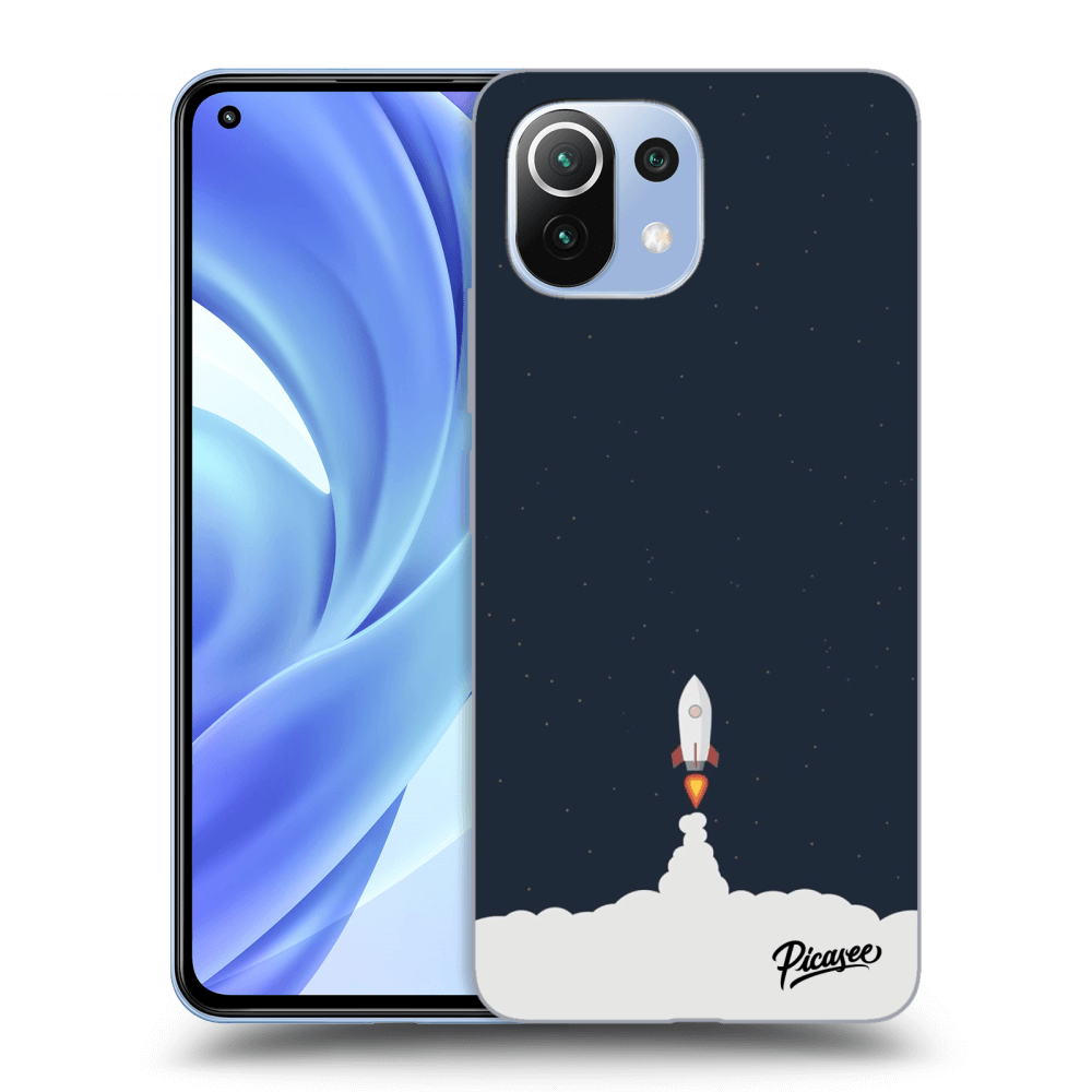Picasee Xiaomi Mi 11 Hülle - Schwarzes Silikon - Astronaut 2