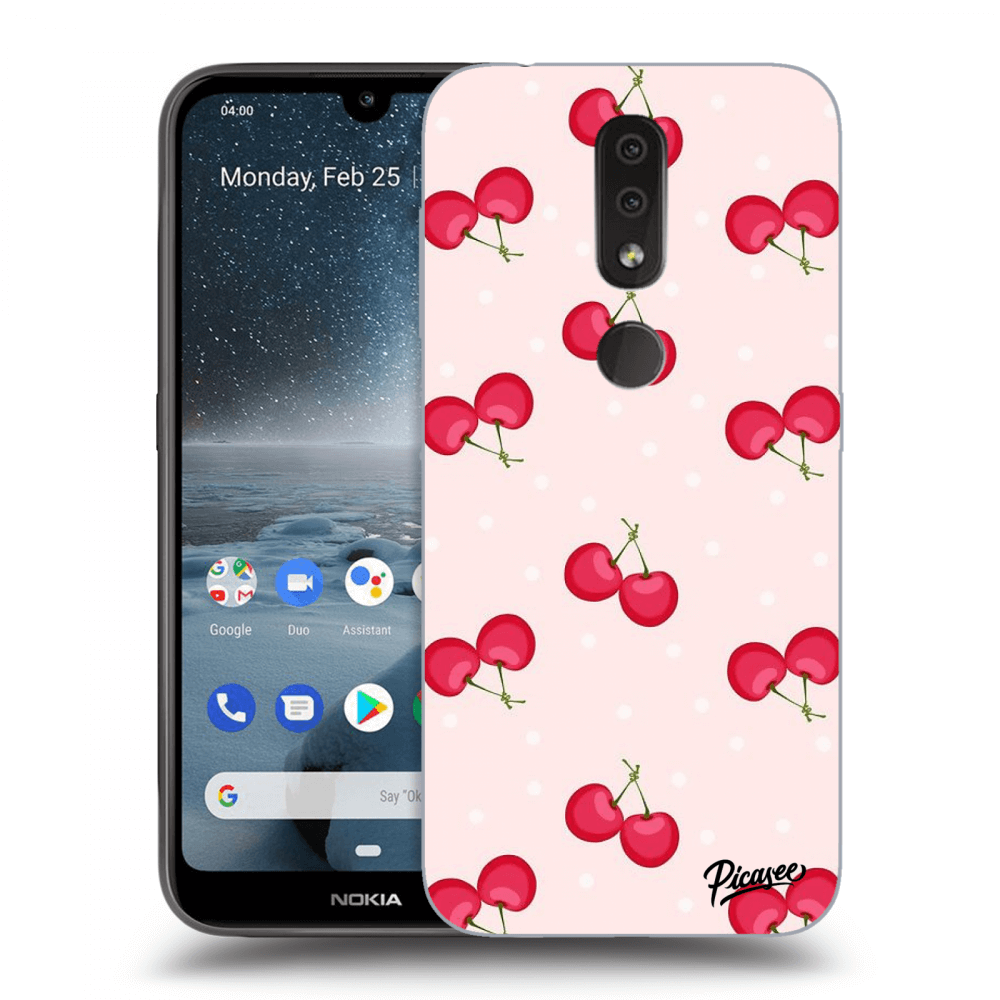 Picasee Nokia 4.2 Hülle - Transparentes Silikon - Cherries