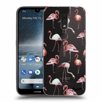 Hülle für Nokia 4.2 - Flamingos