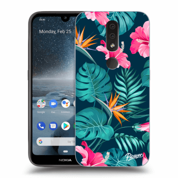 Hülle für Nokia 4.2 - Pink Monstera