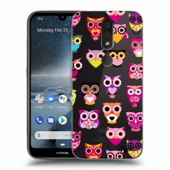 Picasee Nokia 4.2 Hülle - Transparentes Silikon - Owls