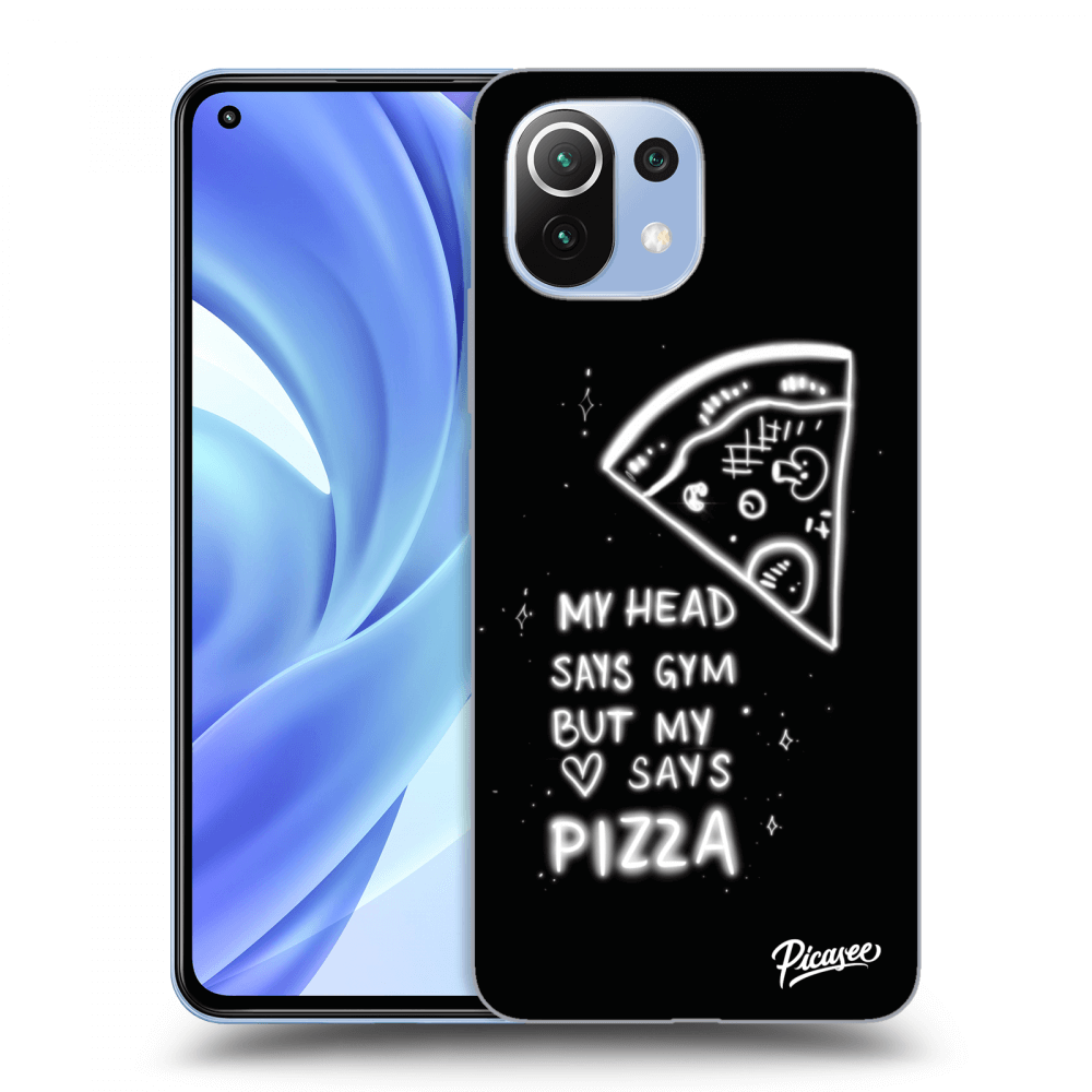 Picasee Xiaomi Mi 11 Lite Hülle - Transparentes Silikon - Pizza
