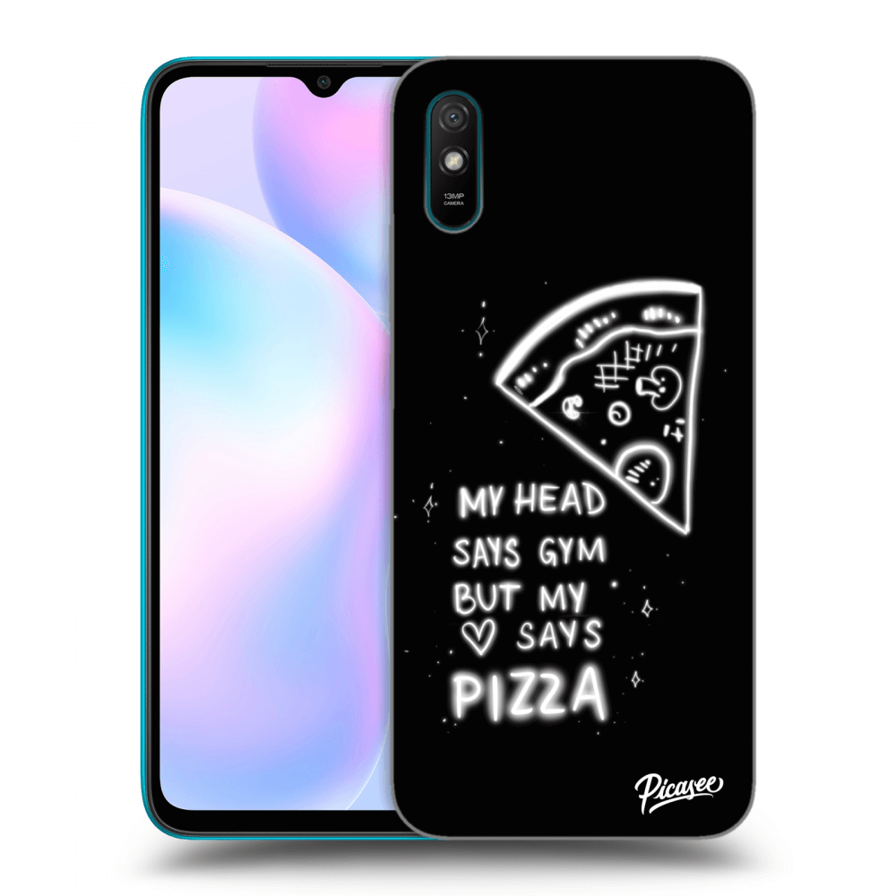 Picasee Xiaomi Redmi 9AT Hülle - Transparentes Silikon - Pizza