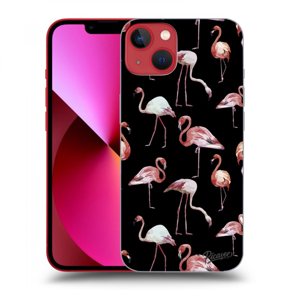 Picasee ULTIMATE CASE MagSafe für Apple iPhone 13 - Flamingos