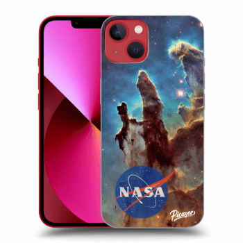Picasee Apple iPhone 13 Hülle - Schwarzes Silikon - Eagle Nebula