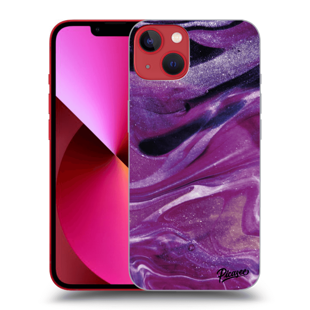 Picasee ULTIMATE CASE MagSafe für Apple iPhone 13 - Purple glitter