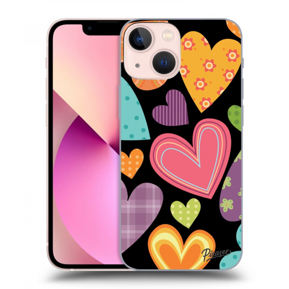 Picasee ULTIMATE CASE MagSafe für Apple iPhone 13 mini - Colored heart
