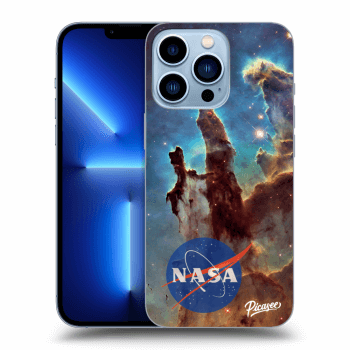 Picasee Apple iPhone 13 Pro Hülle - Schwarzes Silikon - Eagle Nebula