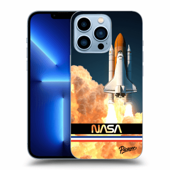 Picasee Apple iPhone 13 Pro Hülle - Transparentes Silikon - Space Shuttle