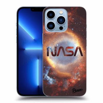 Picasee Apple iPhone 13 Pro Hülle - Schwarzes Silikon - Nebula