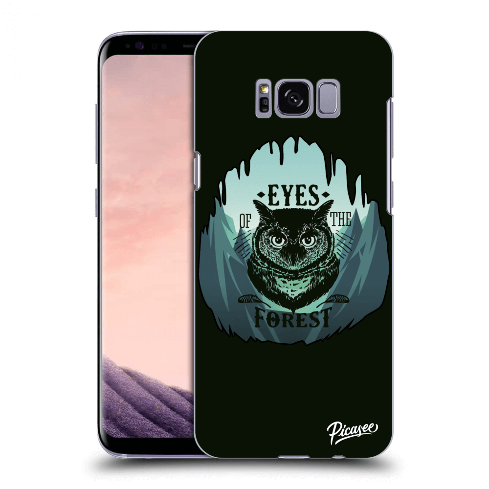 Picasee Samsung Galaxy S8+ G955F Hülle - Transparentes Silikon - Forest owl