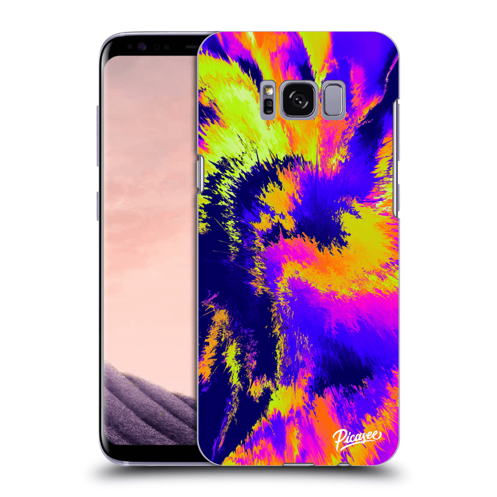 Picasee Samsung Galaxy S8+ G955F Hülle - Transparentes Silikon - Burn