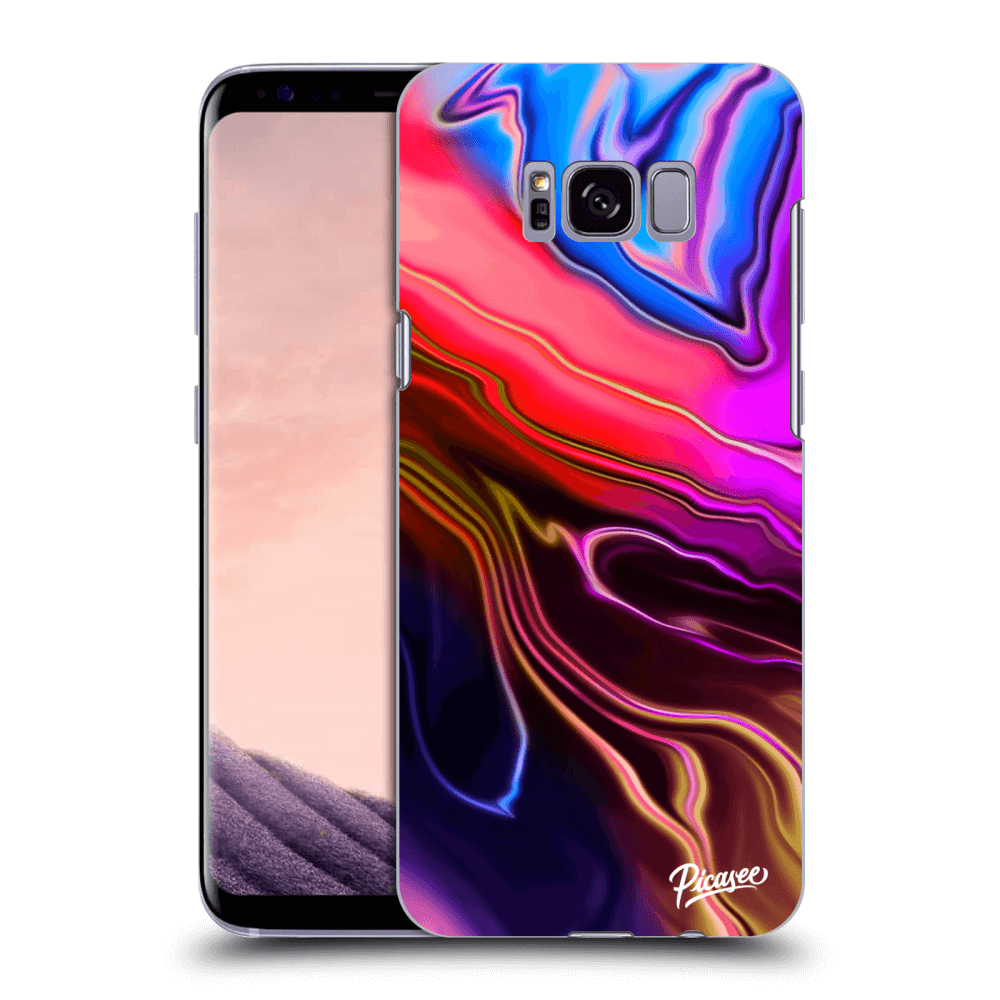 Picasee Samsung Galaxy S8+ G955F Hülle - Transparentes Silikon - Electric