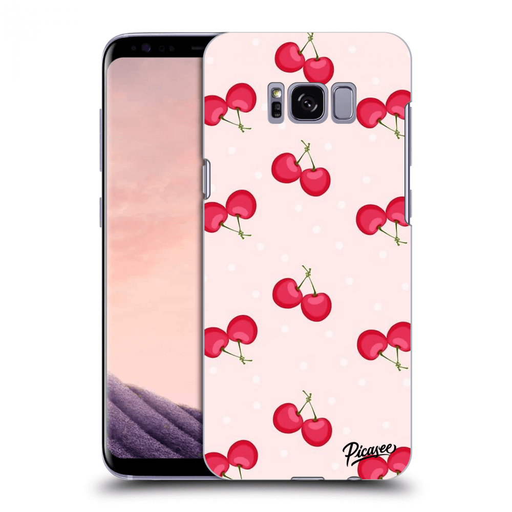 Picasee Samsung Galaxy S8+ G955F Hülle - Transparentes Silikon - Cherries