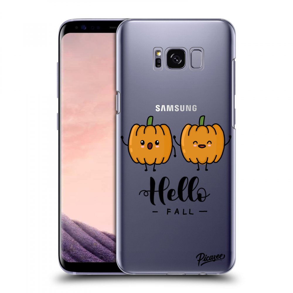 Picasee Samsung Galaxy S8+ G955F Hülle - Transparentes Silikon - Hallo Fall