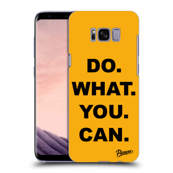 Picasee Samsung Galaxy S8+ G955F Hülle - Transparentes Silikon - Do What You Can