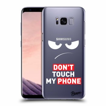 Picasee Samsung Galaxy S8+ G955F Hülle - Transparentes Silikon - Angry Eyes - Transparent